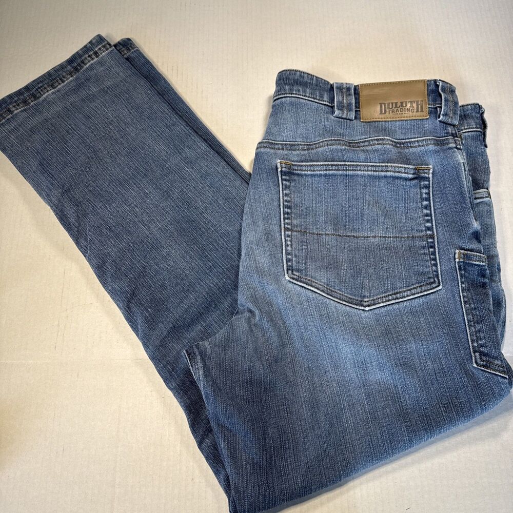 Men’s Duluth Trading Ballroom Double Flex Denim Jeans Slim Fit 38x30 comfort